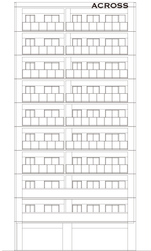 南側立面図